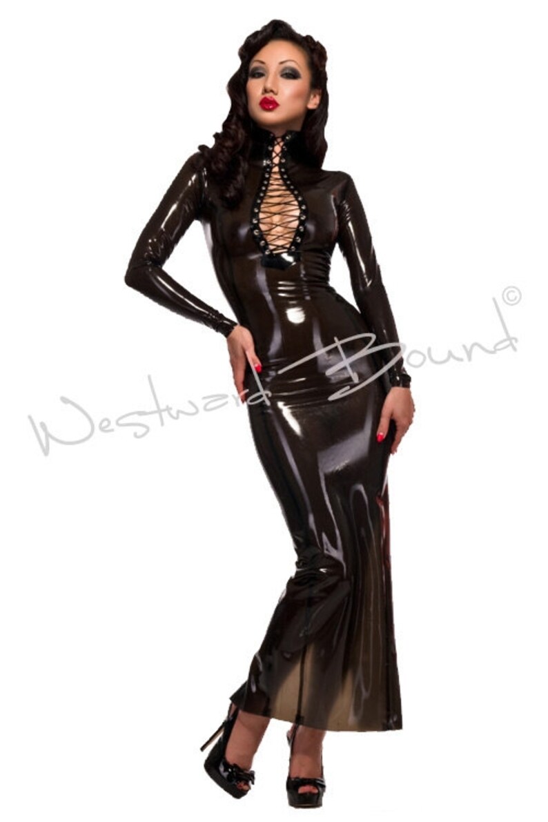 Latex Hobble Dress