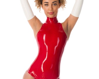 Rockstar Latex Leotard - Standard Sizes & Bespoke. See 'Add Your Personalisation' for Bespoke Requirements