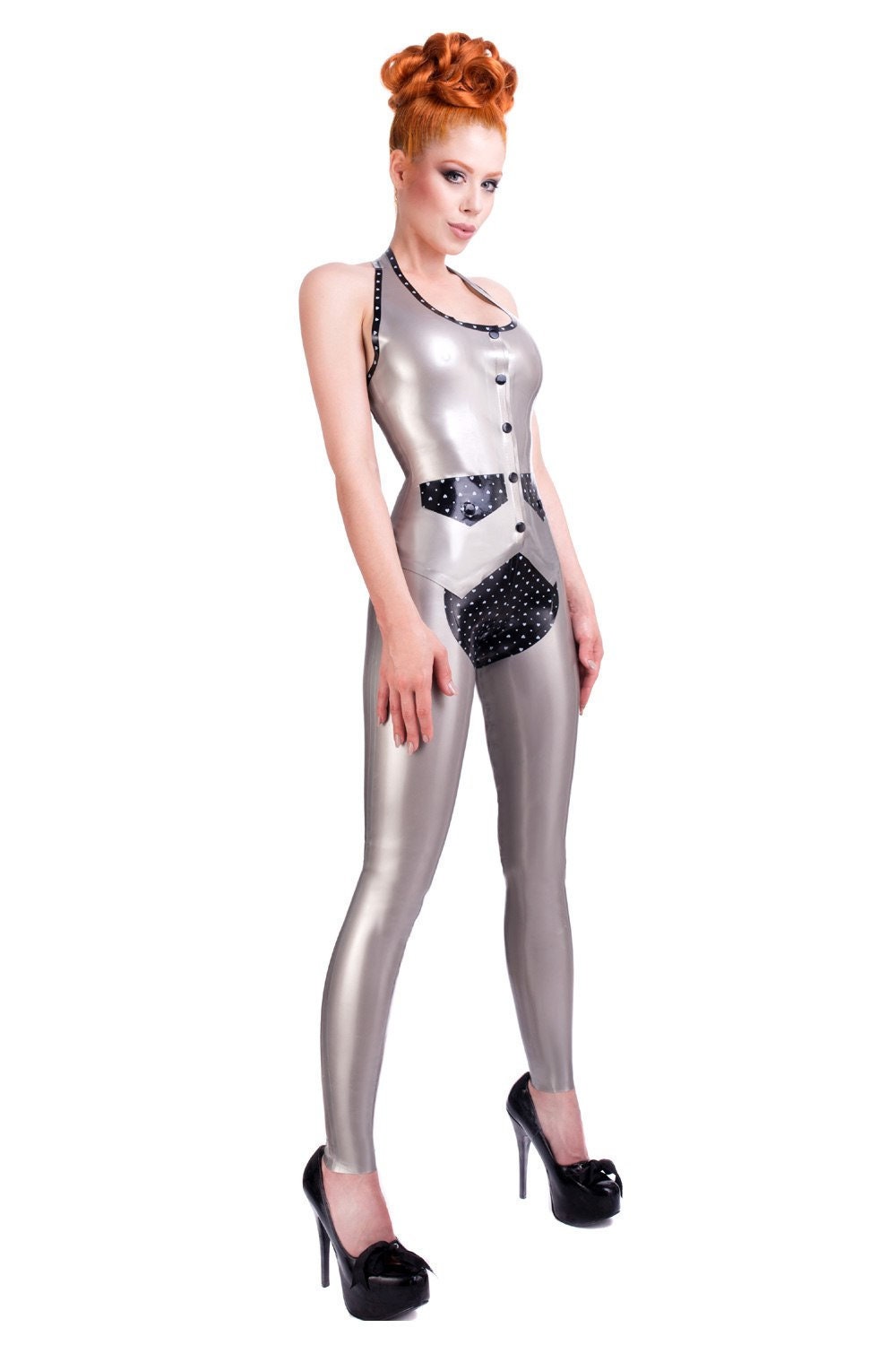 Image of Tainted-Love Waistcoat Latex Rubber Top