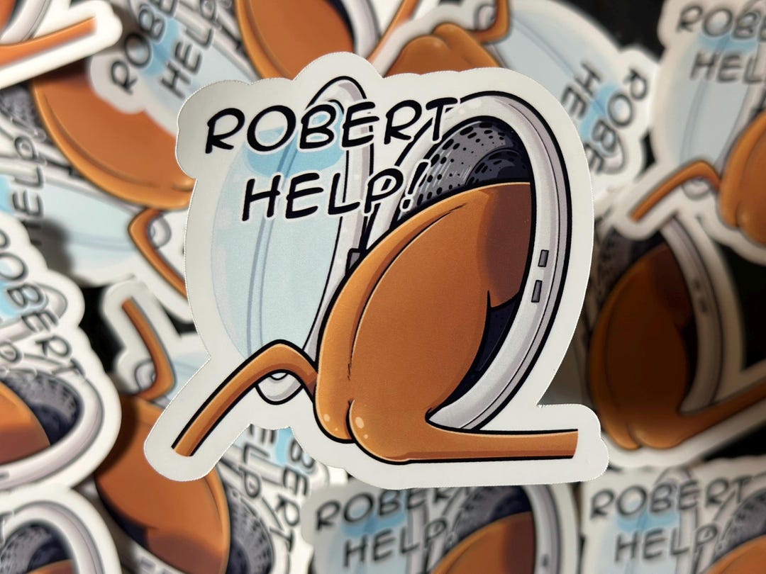 Großer Marcus the Worm Robert Help ! Sticker | VRChat | Vinyl Aufkleber ...