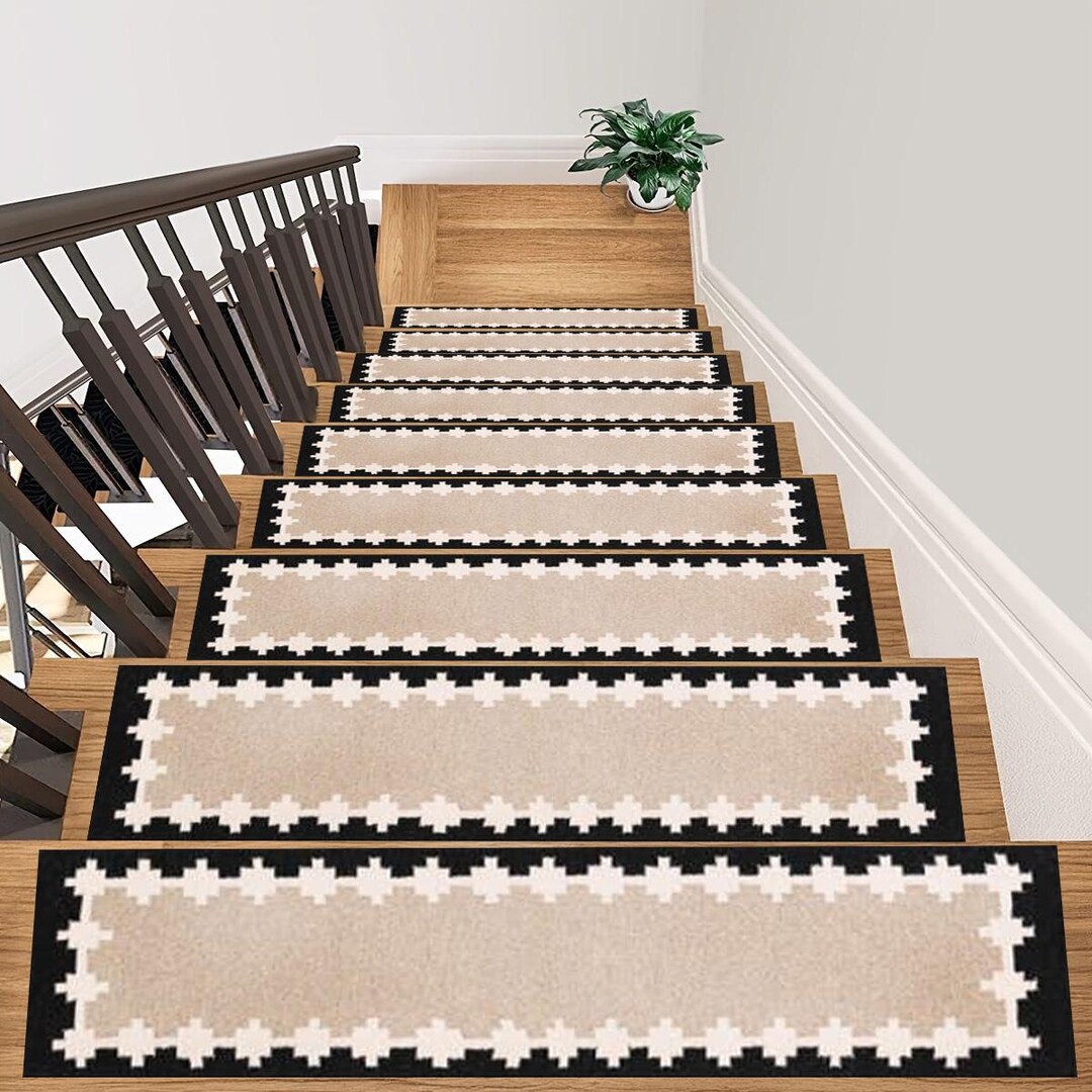 Simple Stylish Design Stair Rug,fence Patterned Rug,modern Doormat ...