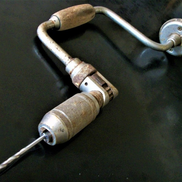 Old Crank Hand Drill USA Tool Unique Gifts for Him or Her