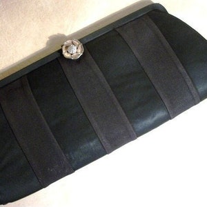 Bolso de noche de diseñador Encanto de estilo antiguo en bolso de embrague de mujer negro y marrón oscuro Regalos únicos para su idea de regalo de mamá Día de las Madres