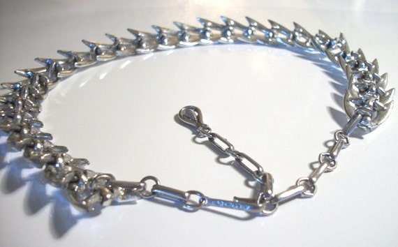 CORO Silver Link Collar Style Necklace Gift Ideas… - image 4