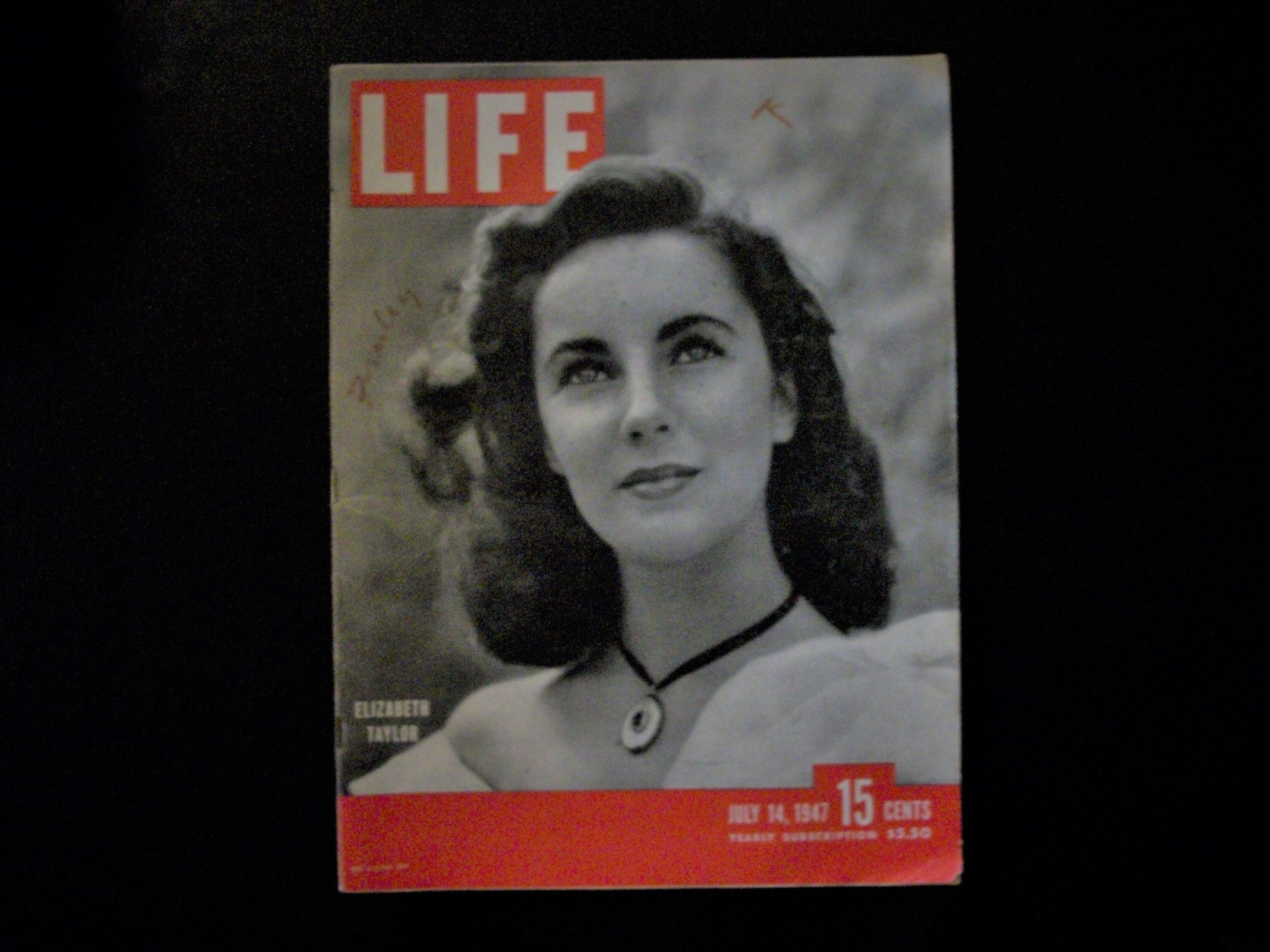 LIFE Magazine Elizabeth Taylor July 14, 1947 Actress Movie Star Unique  Memorabilia Gifts of an Icon Gift Idea Mothers Fathers Day Mom Dad - Etsy, image size:3000x2250