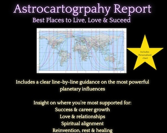 Astrocartography Reading | Soul-Aligned Relocation Map