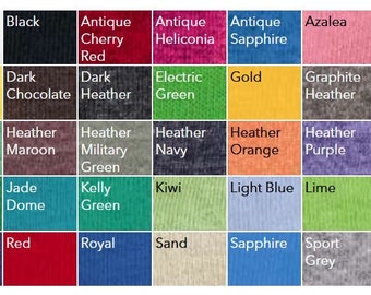 gildan soft style t shirt colors