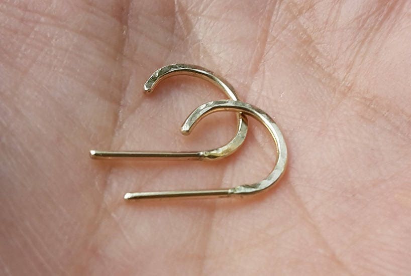 FancySparkling 1 Carat Hoop Earrings – 14K Gold Plated Sterling Silver, Simulated Diamond Teardrop, Pavé