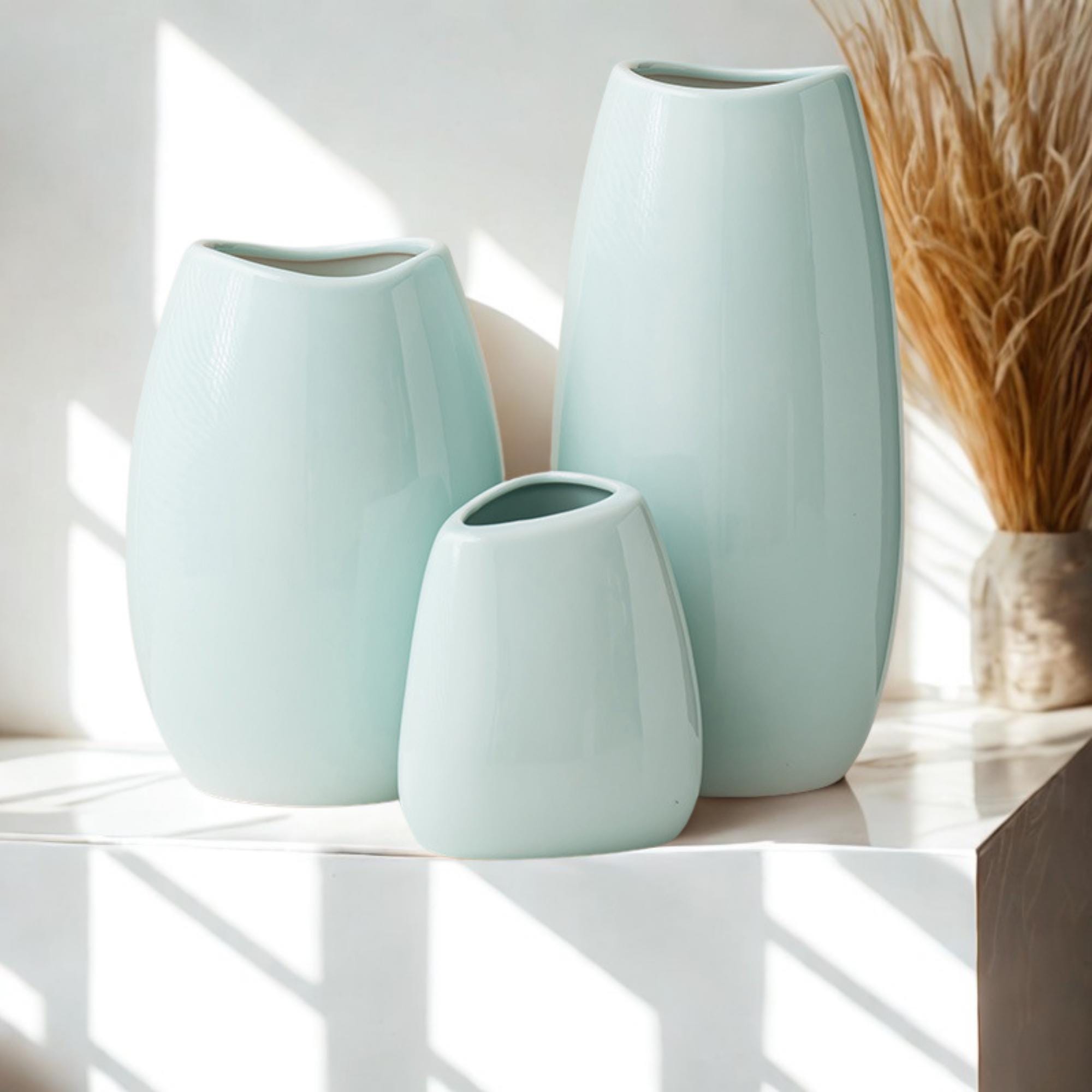Mint green vase - Etsy 日本