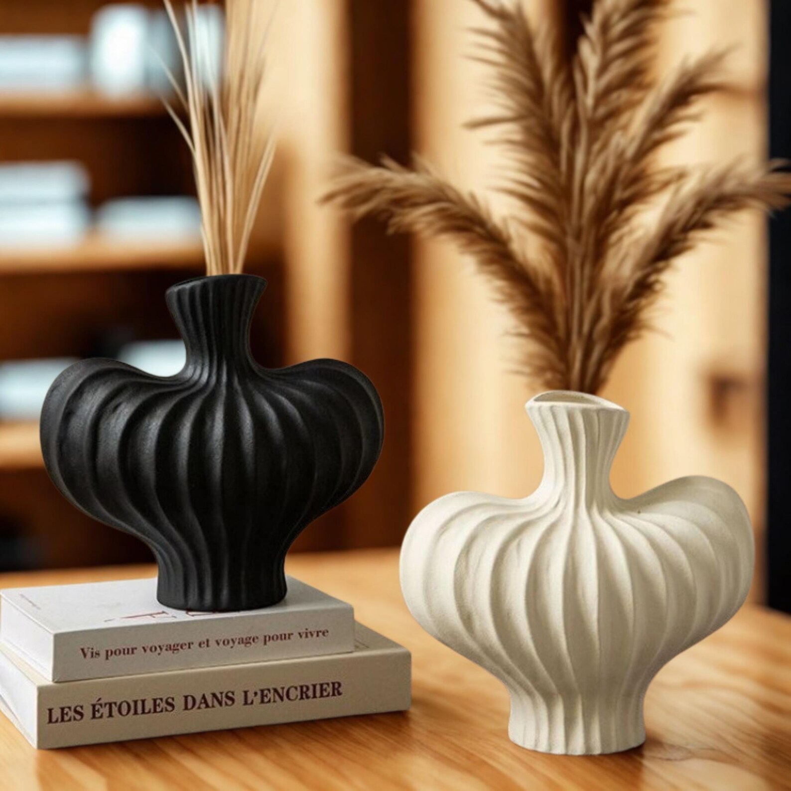 Grand vase noir - Ripple main image 0
