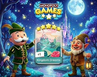 Kingdom Dreams - Monopoly GO! Ever After 5 Star Sticker
