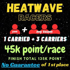 1 Slot 45k Punti/Gara HEATWAVE RACERS il 3 luglio Monopoly_Go (leggi la descrizione)