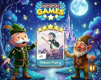 Mean Fairy - Monopoly GO! Ever After 5 Star Sticker