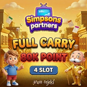 Monopoly_GO (4 PLATSER) SlMPSONS PARTNERS Evenemang - Fullständig transporttjänst