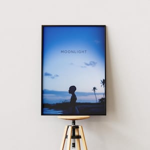 Póster de Moonlight, impresión artística, decoración de pared, película retro, película vintage, Barry Jenkins, Mahershala Ali
