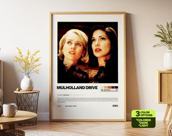 マルホランド・ドライブ ヴィンテージ映画ポスター - デヴィッド