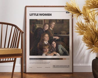 Little Women Movie Poster, Emma Watson, Gift for Her, Film Poster, Wall Art, Home Decor, Saoirse Ronan, Florence Pugh, Timothée Chalamet