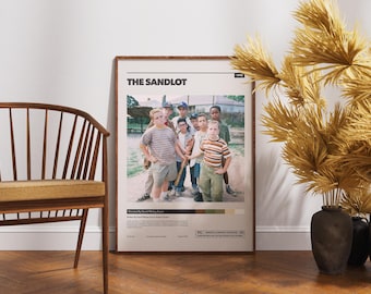 The Sandlot-affisch, present till filmälskare, heminredning, vintagefilmtryck, retro väggkonst