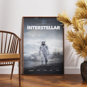 インターステラー オリジナル映画ポスター、ウォールアートプリント