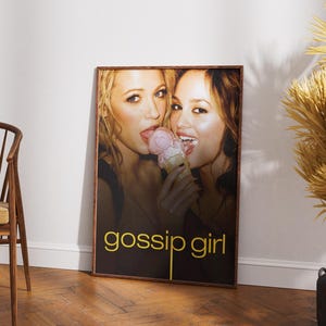 Gossip girl wall art - Etsy 日本