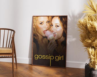 gossip girl ゴシップガール　アート　インテリアパネル ブレアから私のセリーナへ、ゴシップガールのファッションイラスト
