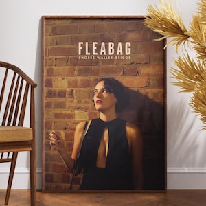 Fleabag Poster, Tv Series Poster, Retro Poster, Vintage Poster, Wall Decor Idea, Movie Art, Gift for Her, Phoebe Waller Bridge, Home Decor