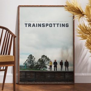 Trainspotting Film Poster, Filmplakat, Film Liebhaber Geschenk, druckbare Wandkunst, Retro Poster, Danny Boyle, Vintage Plakat, Ewan McGregor