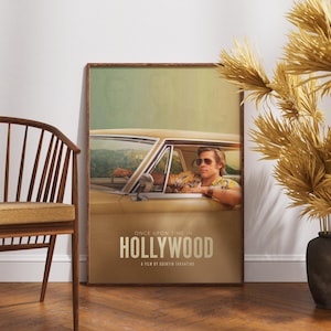 Once upon a time in hollywood movie poster - Etsy 日本