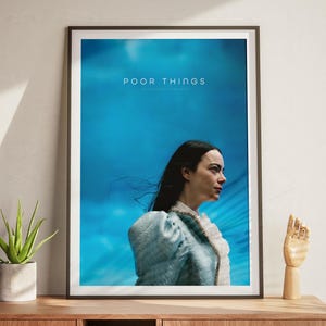 Poor Things Movie Poster, Yorgos Lanthimos, Film Poster, Movie Poster, Wall Art, Emma Stone, Home Decor Idea, Unique Design, Wall Design