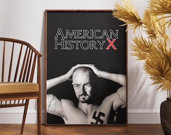 AMERICAN HISTORY X アメリカンヒストリーx ポスター Amazon.co.jp: 【大判】映画ポスター 海外版 アメリカン