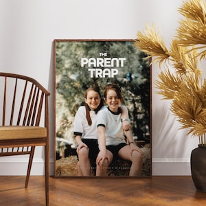 Locandina di Parent Trap, film retrò, film vintage, Lindsay Lohan, regalo per la sorella, stampa artistica