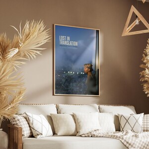 Lost in Translation Poster, Retro Movie, Vintage Film, Wall Art, Sofia Coppola, Scarlett Johansson image 5