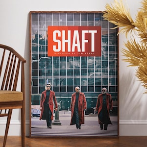 Shaft Poster, Print Poster, Film Liebhaber Geschenk, druckbare Wandkunst, Retro Poster, Vintage Poster, John Shaft, John Singleton, Geschenkidee