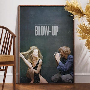 Explosionszeichnung, Filmplakat, Druckbares Plakat, Filmliebhaber Geschenk, druckbare Wandkunst, Retro Plakat, Vintage Plakat, Michelangelo Antonioni