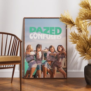 Dazed and Confused Poster, Retro Movie Print, Vintage Wall Art, Matthew McConaughey, Film Decor