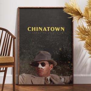 Chinatown Poster, Poster cinematografico, Arredamento per la casa, Poster retrò, Poster vintage, Idea regalo, Roman Polanski, Jack Nicholson, J.J. Gittes, Arte murale