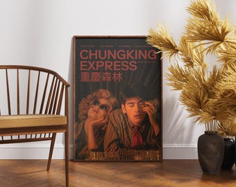 Chungking Express Poster, Retro Movie Print, Vintage Wong Kar Wai Wall Art