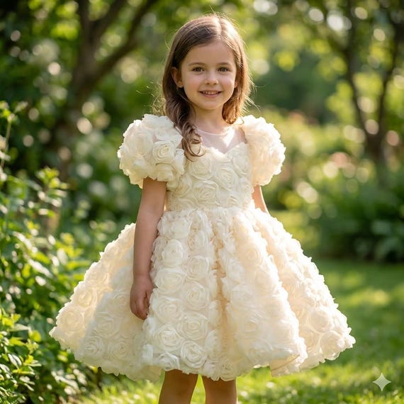 cream toddler dress Dave&Bella Girls Yellow Sleeveless Pinafore formal piece Newborn Girl Tulle Dress with