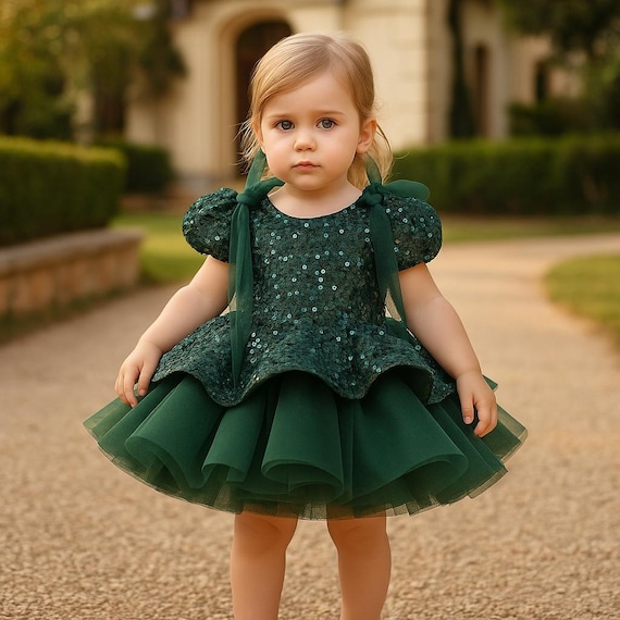 slim fit dress slacks Dark Green Mesh Dress 5 Years / Without Train main image 0