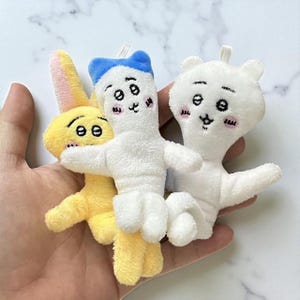 Chiikawa Cartoon Plush Toy, Funny Cute Keychain, Girls Backpack Decorative Pendant, Children&#39;s Toy, Chiikawa Usagi Hachiware Plushie