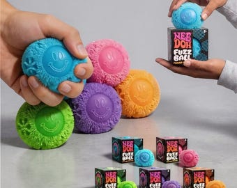 Serie de pelotas antiestrés Nee Doh Fuzz Ball, juguetes antiestrés decorativos, caja sorpresa para Under Pressure, divertidos regalos de pelotas antiestrés suaves.