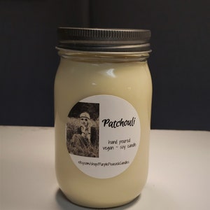 Patchouli Soy Candle, Candles, Soy Candle, Earthy Scented Candle, Aromatherapy Candle