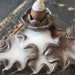 Sandalwood backflow incense cones, Hand dipped incense ~ A rich, sweet, earthy scent. Popular for meditation.