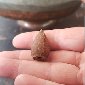 Dragon&#39;s Blood backflow incense cones, hand dipped incense cones ~ exotic, dark and sensuous notes of warm amber, resin and earthy patchouli