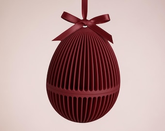 Easter egg for filling · Pendant with twist lock for Easter branches, twigs and Easter decorations