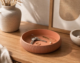 Japandi decorative bowl · minimalist organizer bowl for jewelry, keys and table decoration