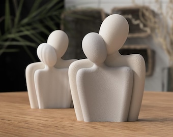 Love Couple Statue · Personalized Couple Sculpture to Assemble, Modern Home Decor