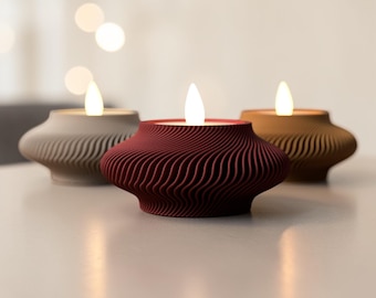 LED tealight holder for Chinese New Year, delicate lantern for the Year of the Snake, table decoration for home