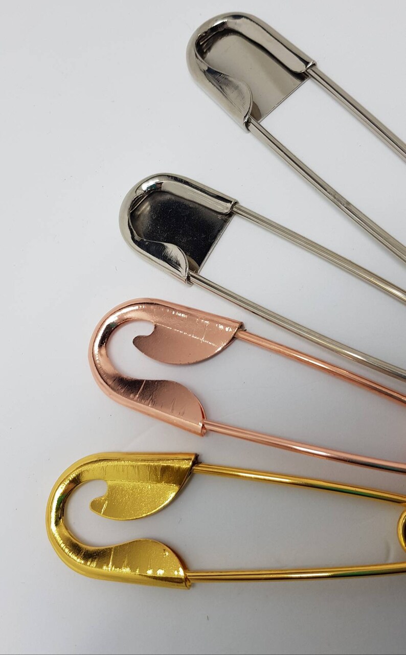 Mega Giant Safety Pin Brooch Deluxe Kilt Scarf Pin safety Pin Etsy UK