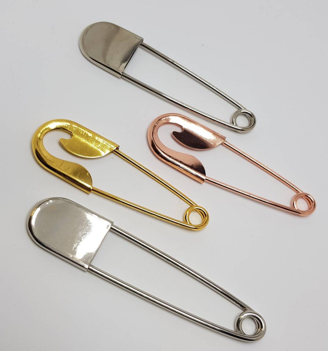 4pcs Rainbow Safety Pins 57mm Large Safety Pin Giant Safety Pins Giant Gold  Kilt Pins Big Pins Safety Pins -  Sweden